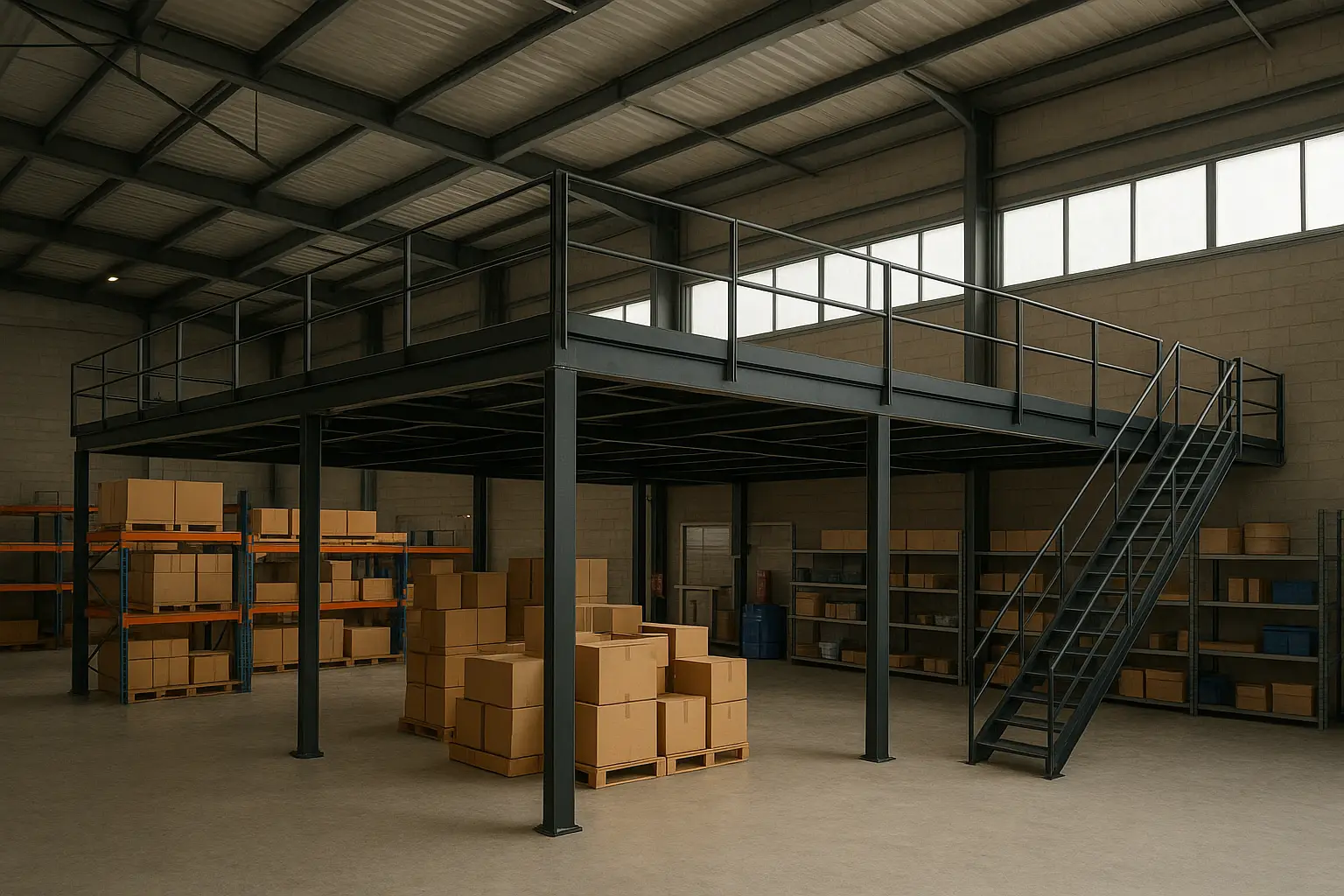 Mezzanine Flooring For Space Saving
