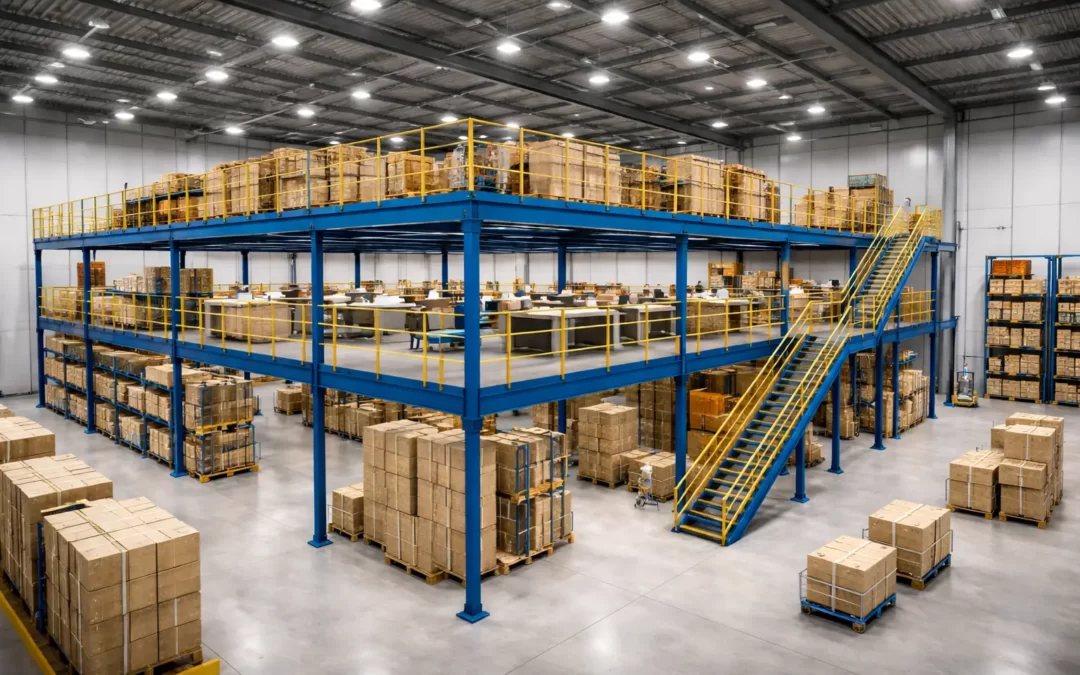 How Mezzanine Floor Design Improves Warehouse  Workflow Efficiency
