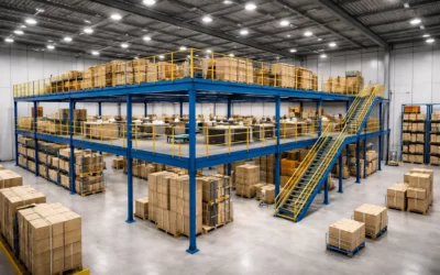 How Mezzanine Floor Design Improves Warehouse  Workflow Efficiency